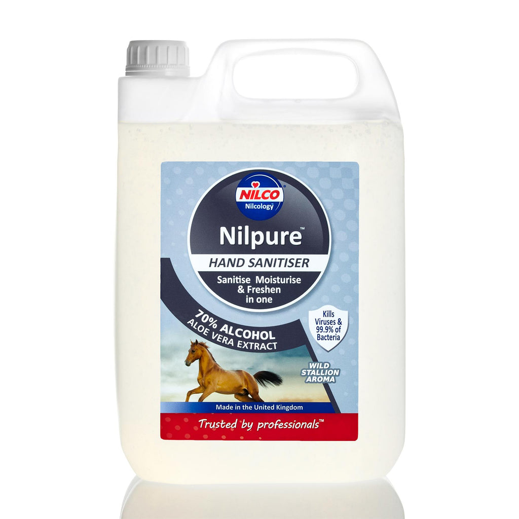 Nilco Nilpure Moisturising Fragranced Hand Sanitiser Wild Stallion Re-Fill - 5L