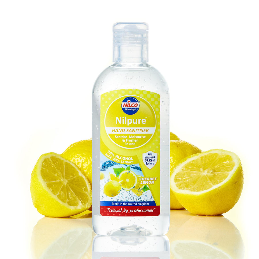 Nilco Nilpure Moisturising Fragranced Hand Sanitiser Sherbet Lemon - 100ml